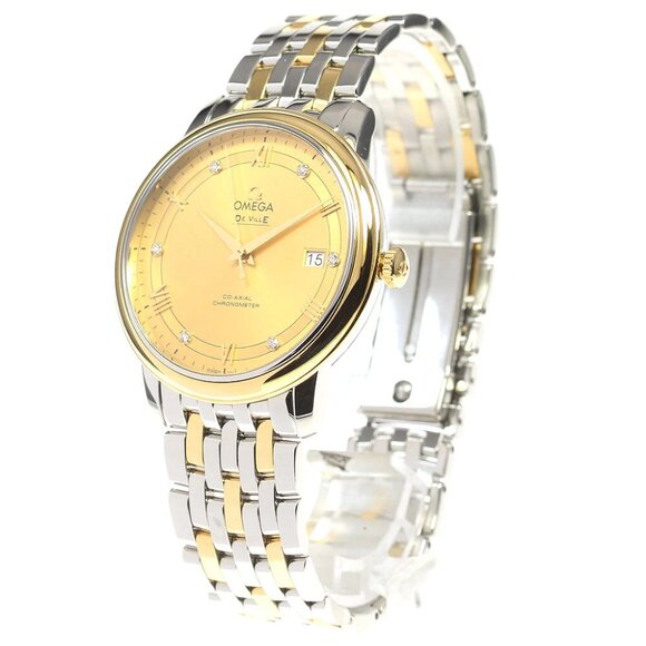 OMEGA De Ville Prestige 4300.31 Date Silver Dial Automatic Men's Watch_816996